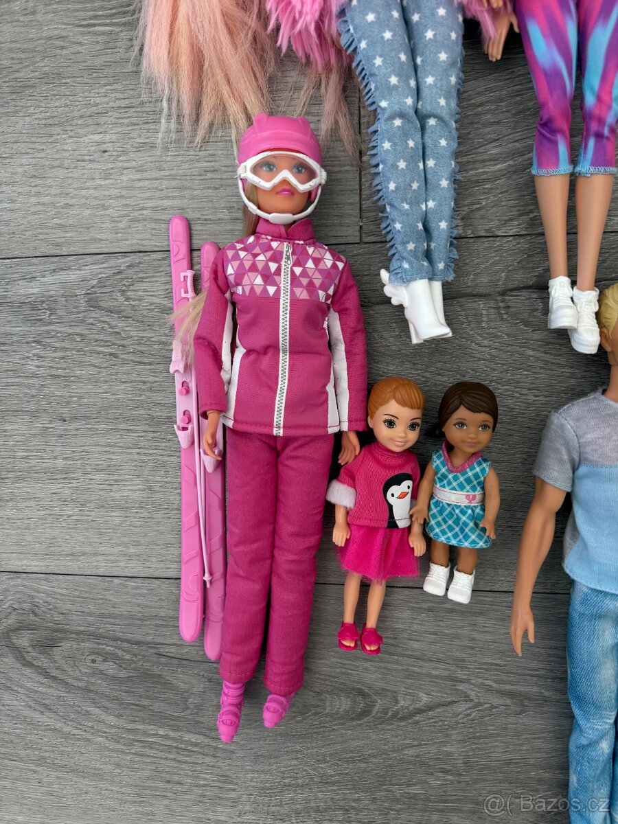 Panenky BARBIE - sada - 5