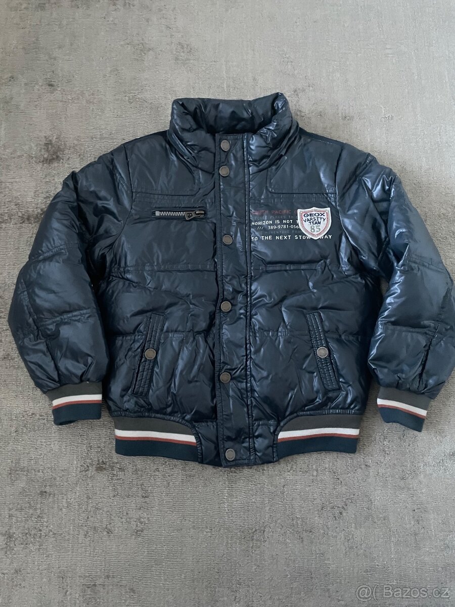 Dětská zimní bunda GEOX RESPIRA, velikost 6, jak NOVÁ - 5