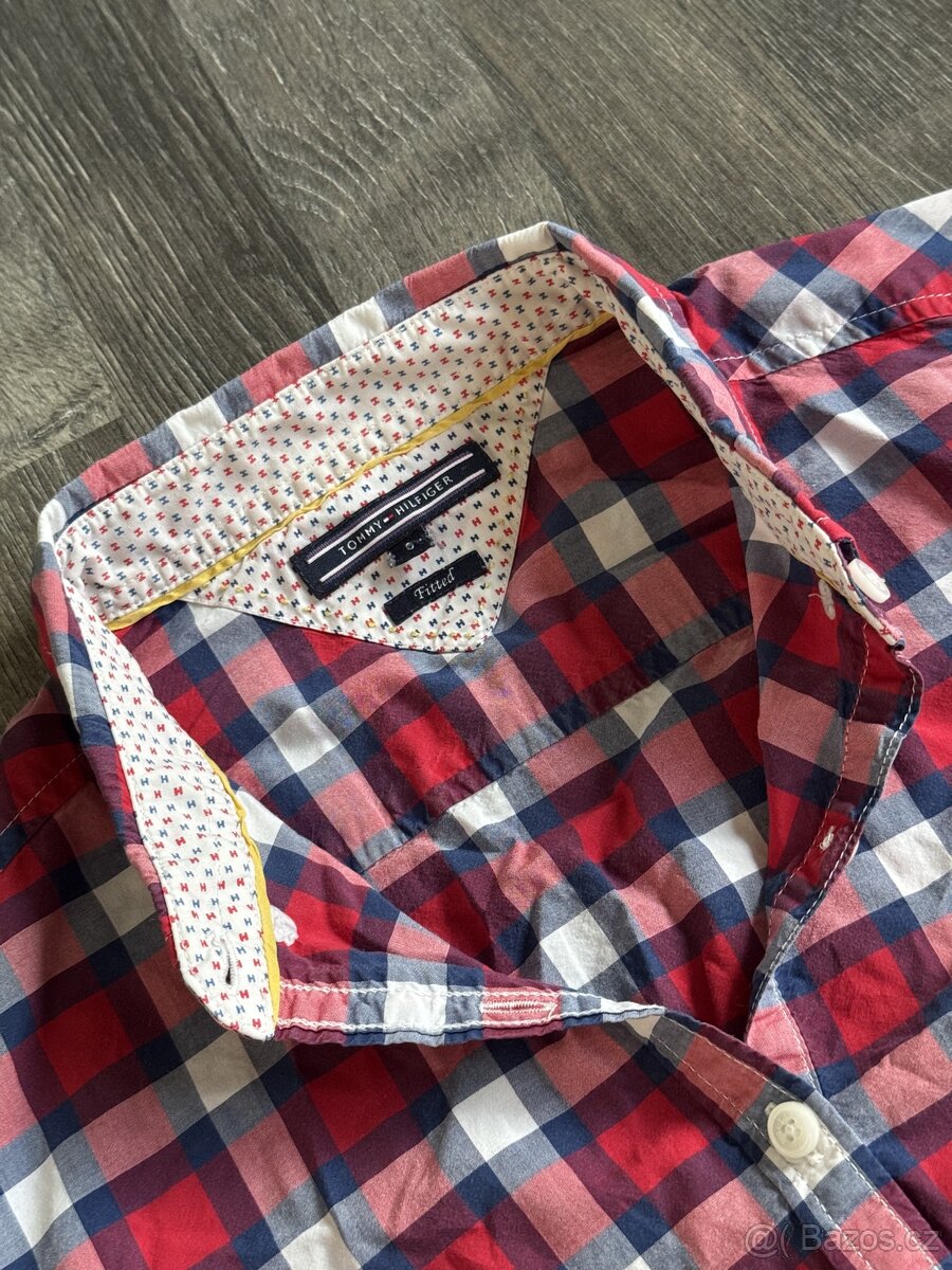 Kostkovaná košile Tommy Hilfiger vel. S - 5