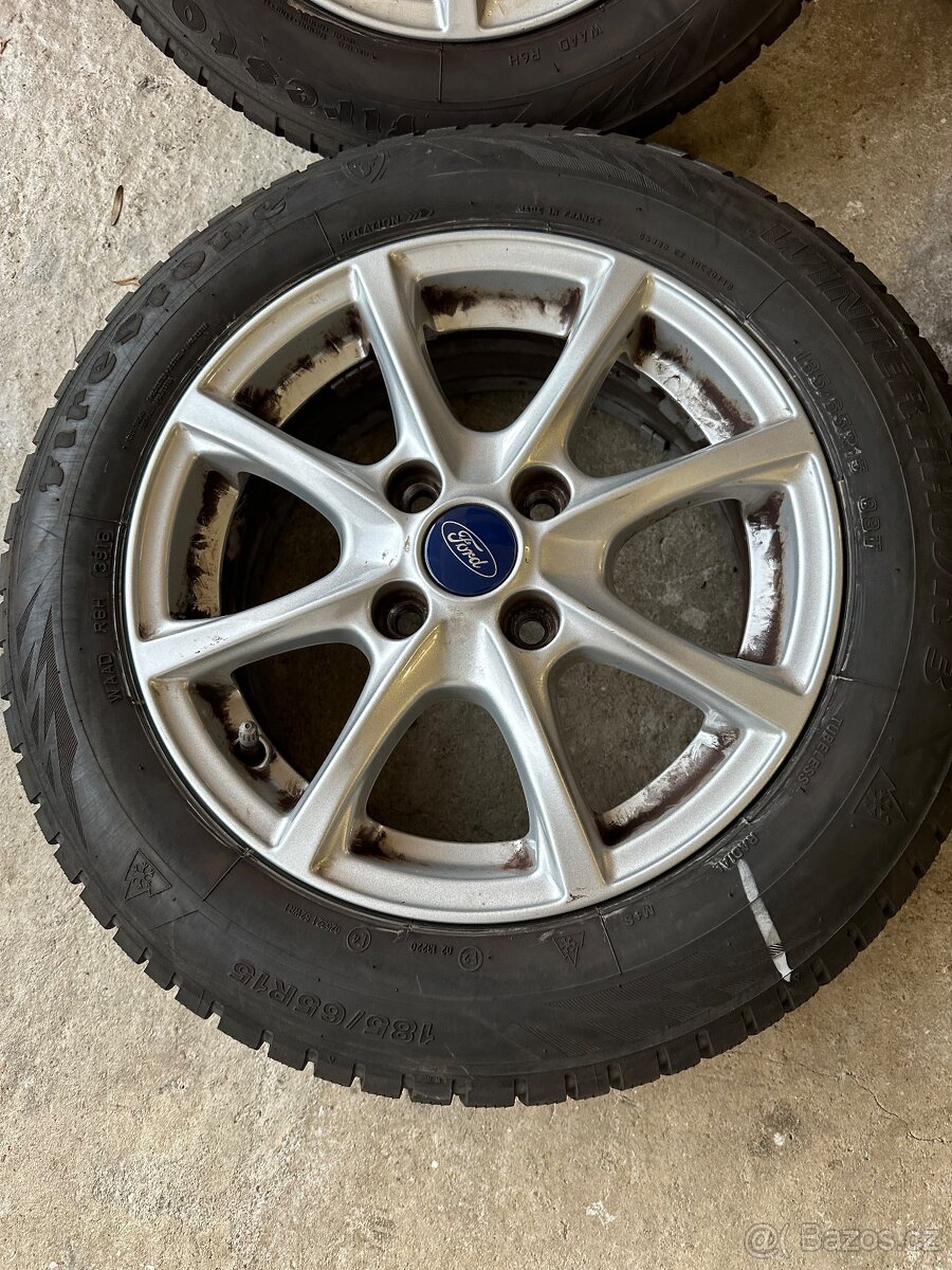 Prodám použitou zimní sadu Ford 4x108 185/65/15 - 5