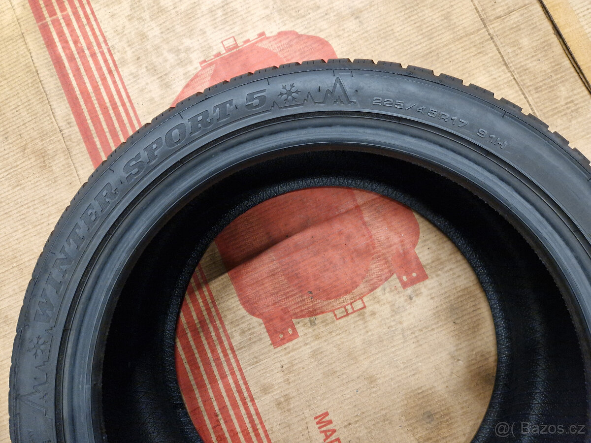 225/45 r17 zimni pneumatiky 2ks 225 45 17 225/45/17 - 5