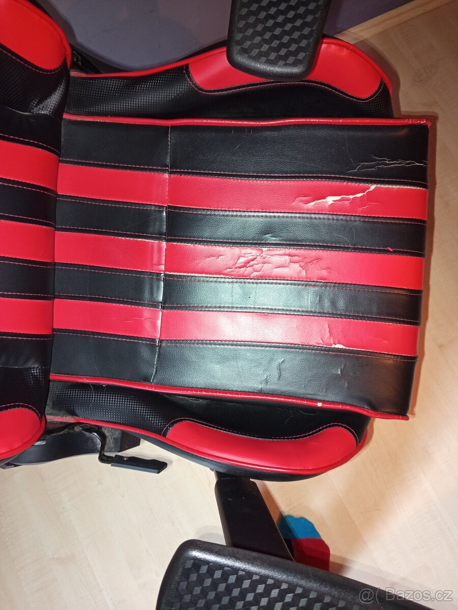 Herní židle Yankee červená - 5