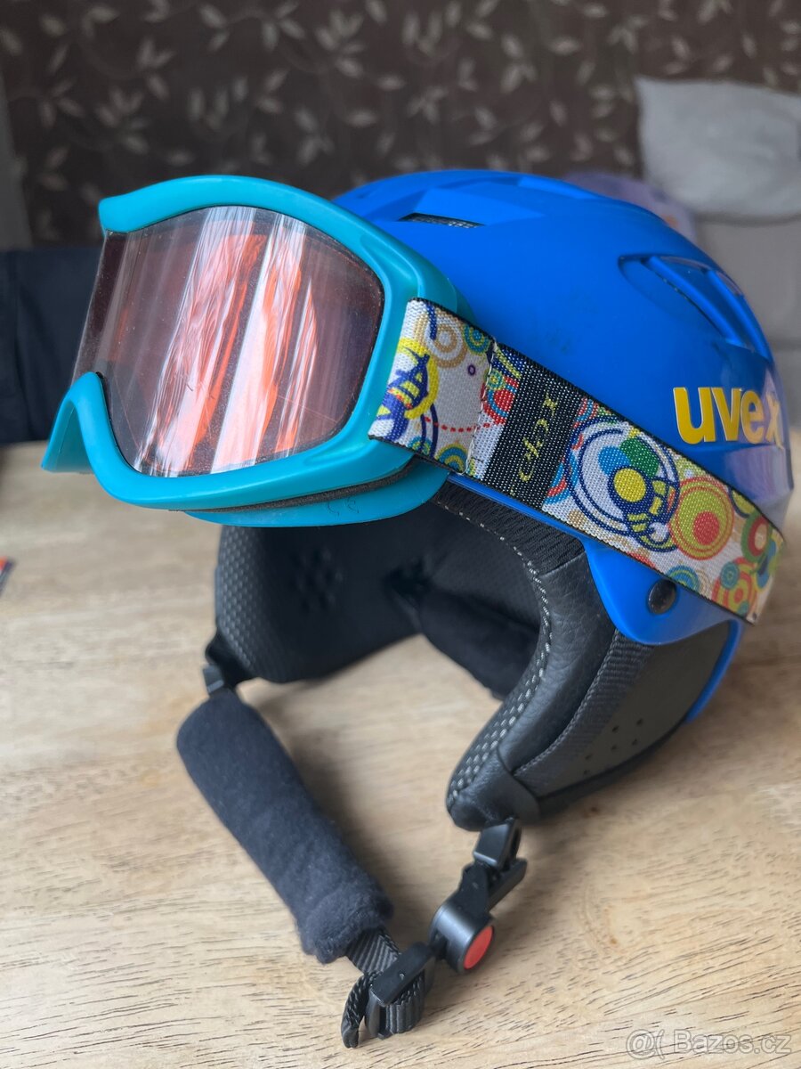 Dětská lyžařská helma s brýlemi - 5