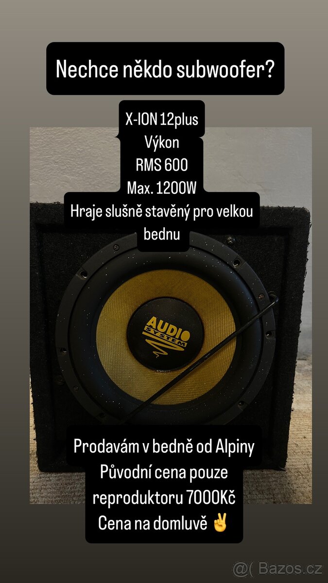 Subwoofer reprák do auta - 5
