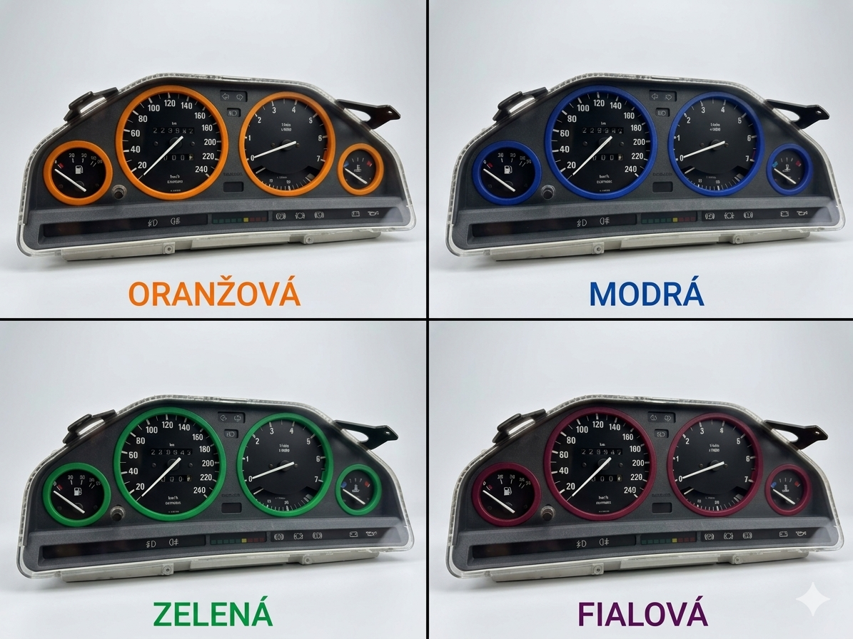 BMW e30 kroužky do budíku - 5