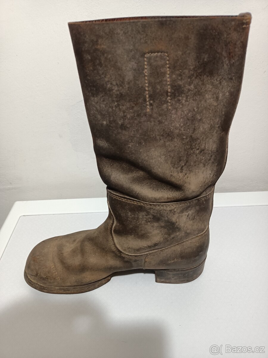 Staré Vojenské Boty Půllitry - 5