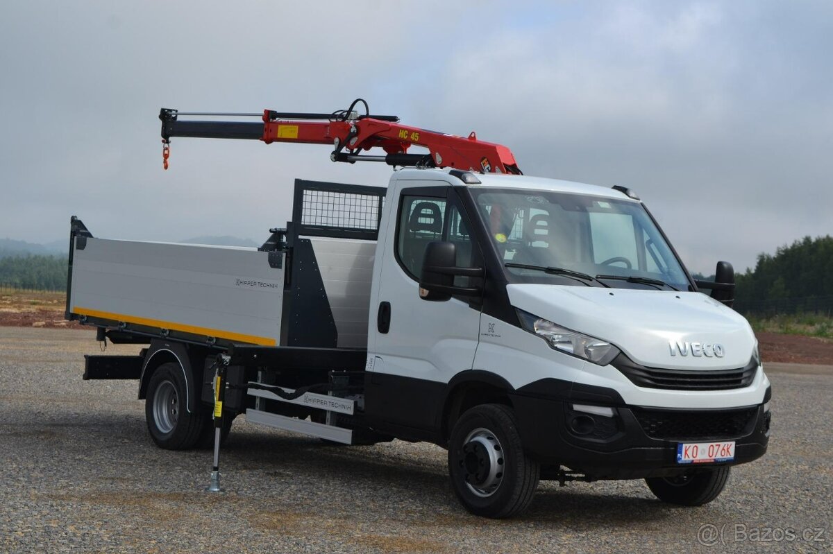 IVECO DAILY 60C18/Sklápěč + hydraulická ruka - 5