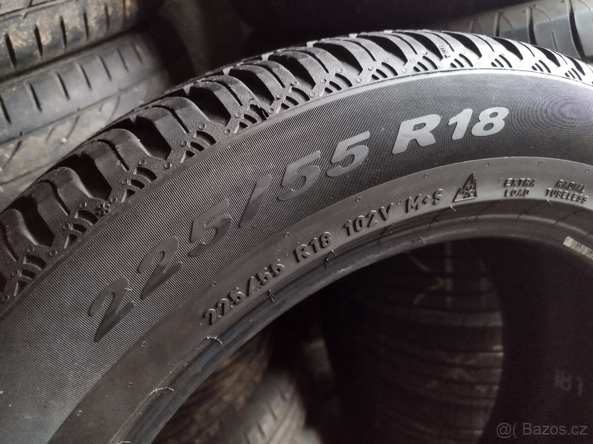 2 CELOROČNÍ Pirelli 225/55 R18 - 6mm, 2025 - 5
