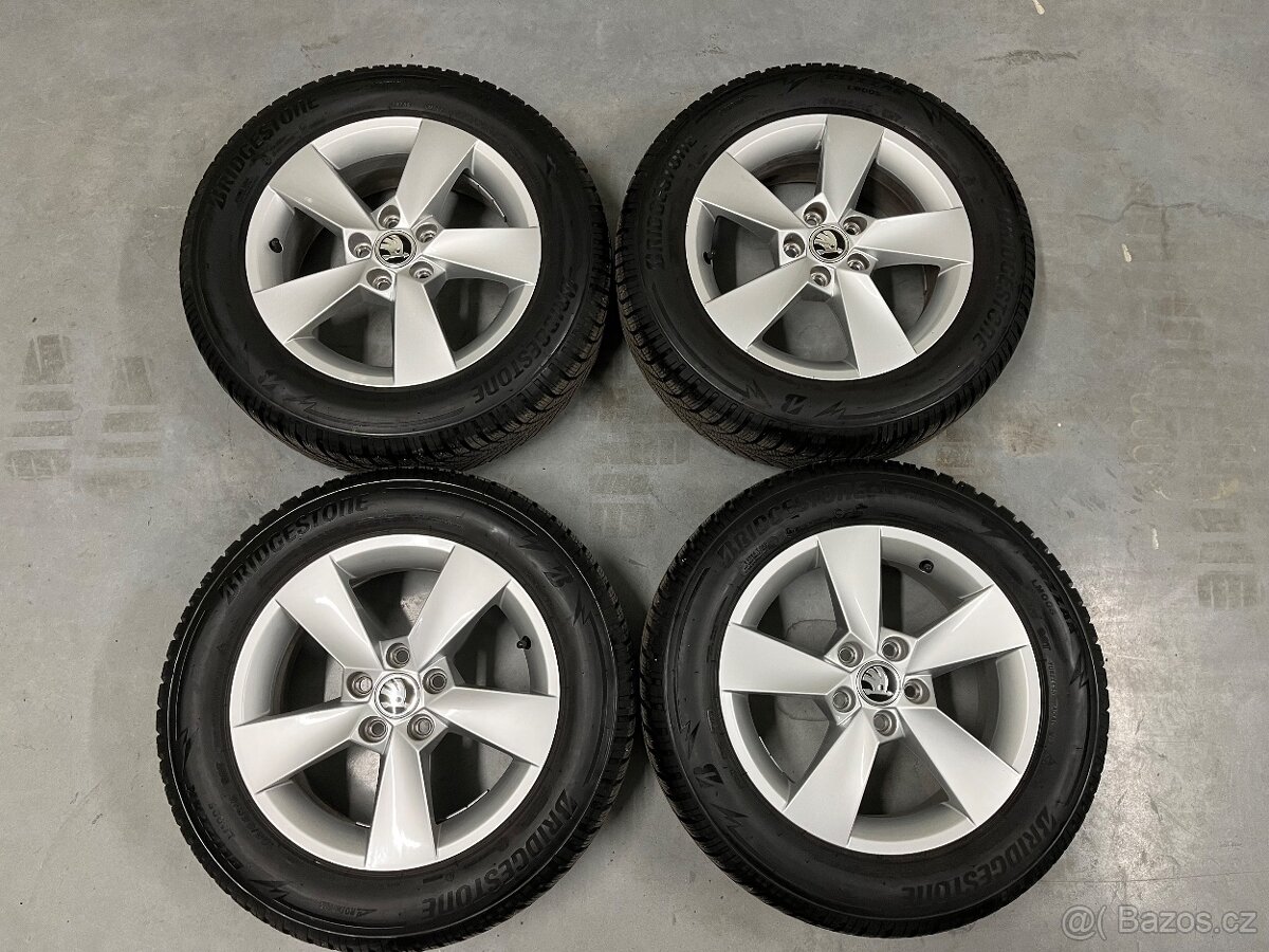 Fabia IV sada kompletních zimních kol,,HADAR’’15’’185/65R15 - 5