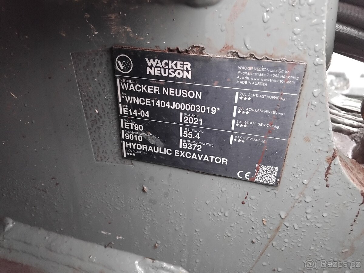 Pásový Bagr Wacker neuson ET90 Powertilt - 5