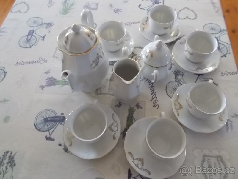 Čajová, kávová souprava. - 5
