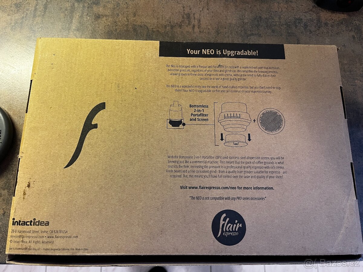 Mechanický kávovar pro skutečné baristy - Flair Neo - 5