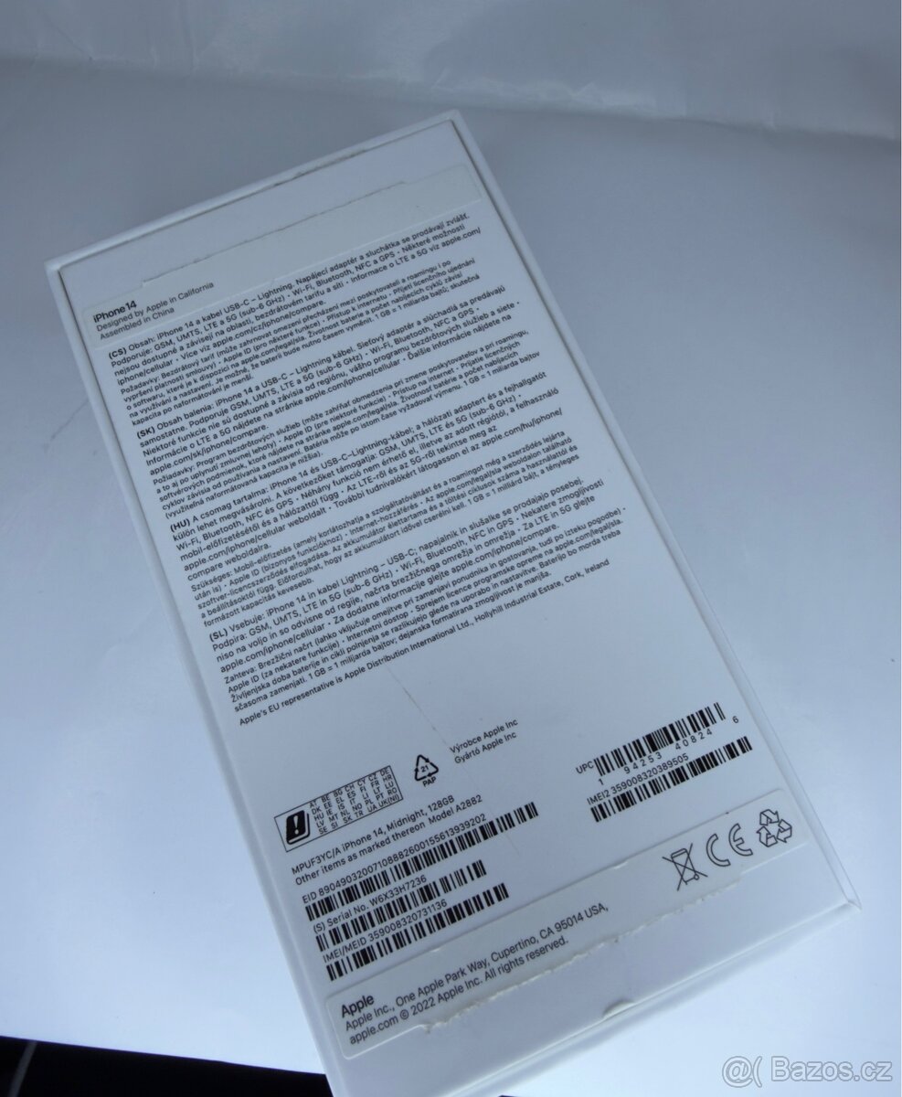 IPhone 14 • 128GB • Temně modrý • TOP STAV - 5
