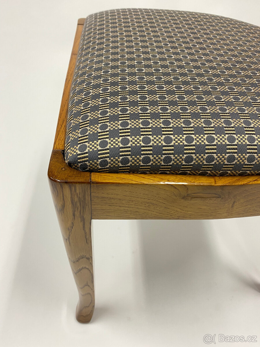Raritní čalouněná židle po renovaci - TOP KUS - 5