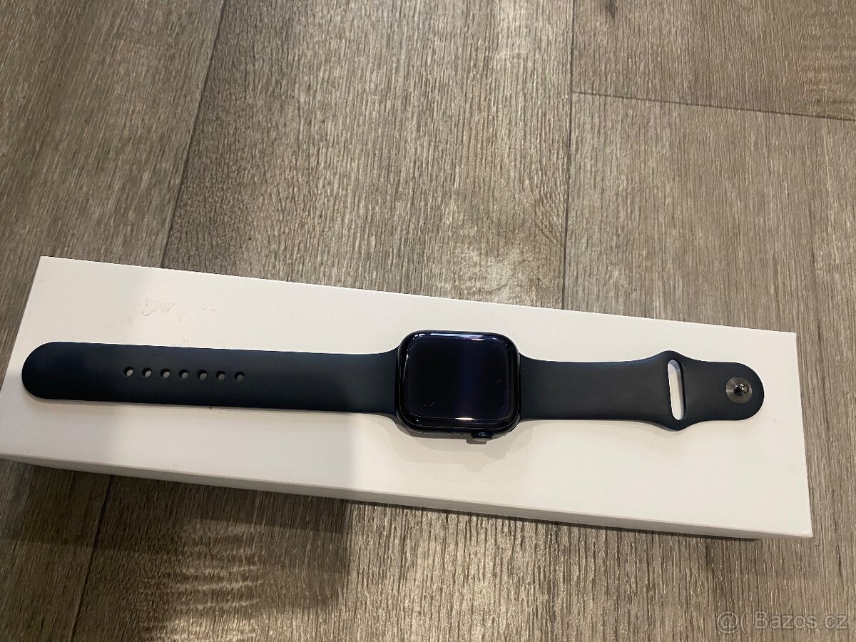 Prodám Apple Watch Series 8 (45 mm) – Midnight | Kompletní b - 5