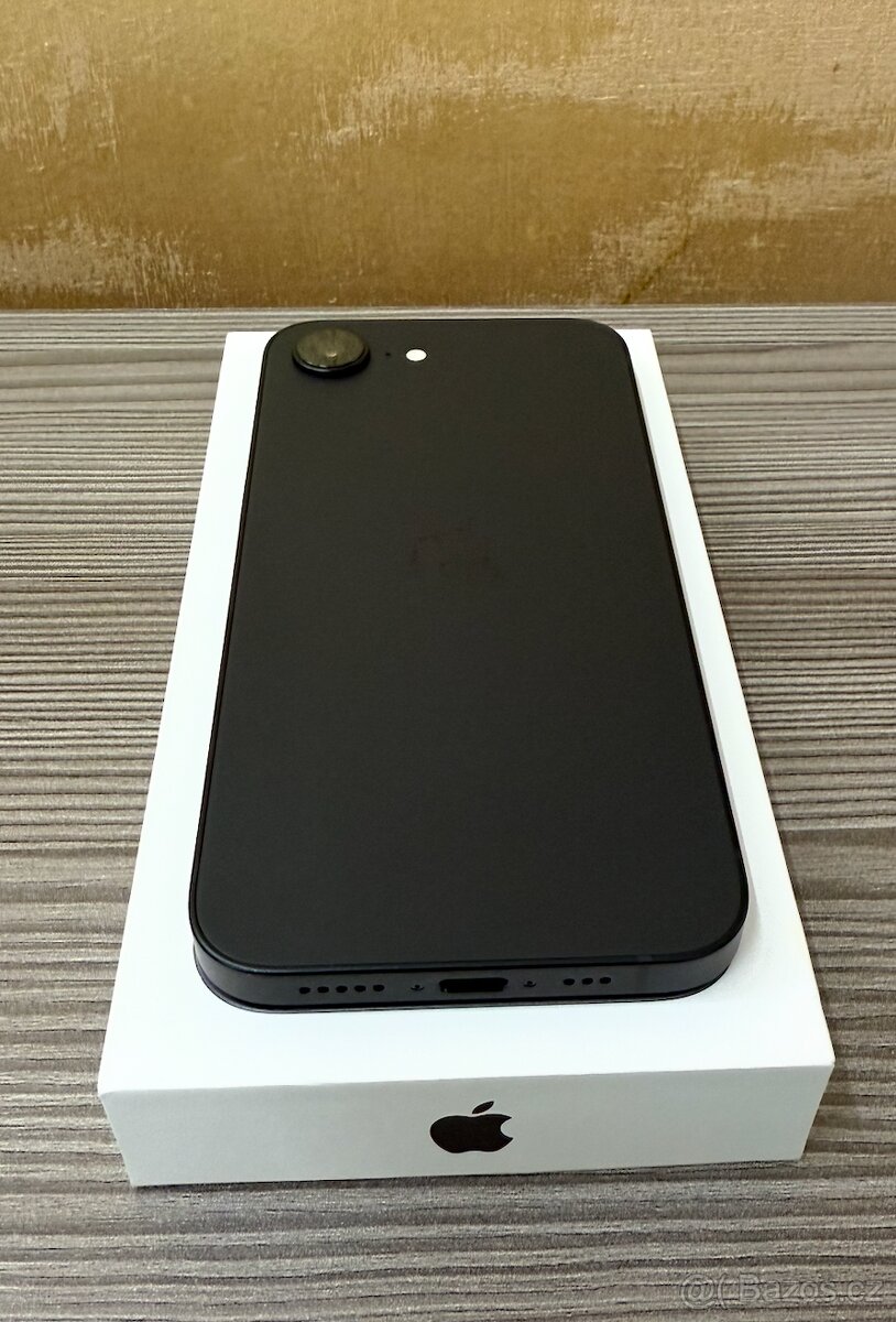 Apple iPhone 16e 128GB, zánovní, komplet, záruka - 5