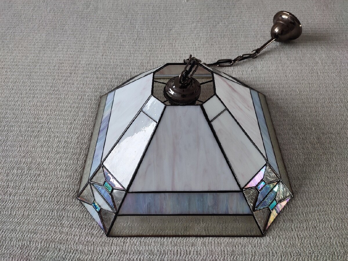 STAROŽITNÝ LUSTR TIFFANY. - 5