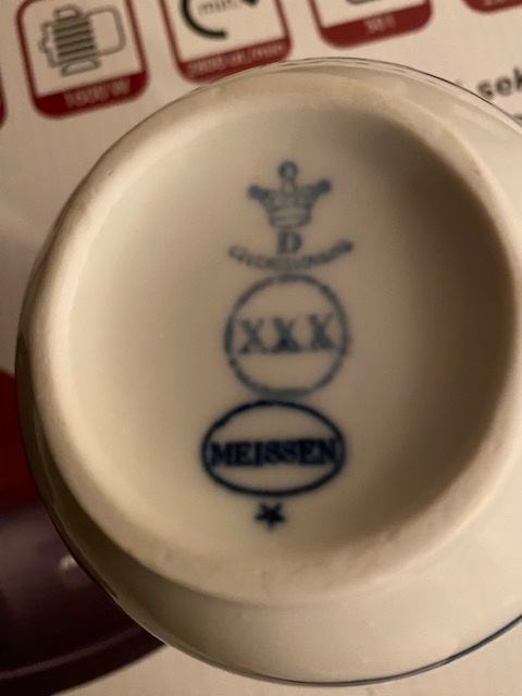 porcelánová sada s cibulovým vzorem - 5