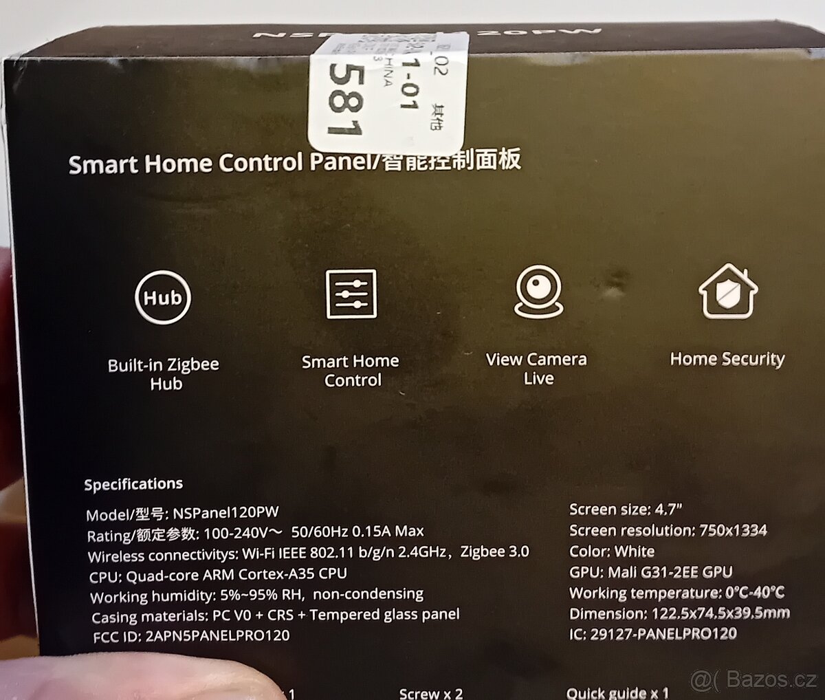 Sonoff NSPanel Pro – nový, nerozbalený - 5