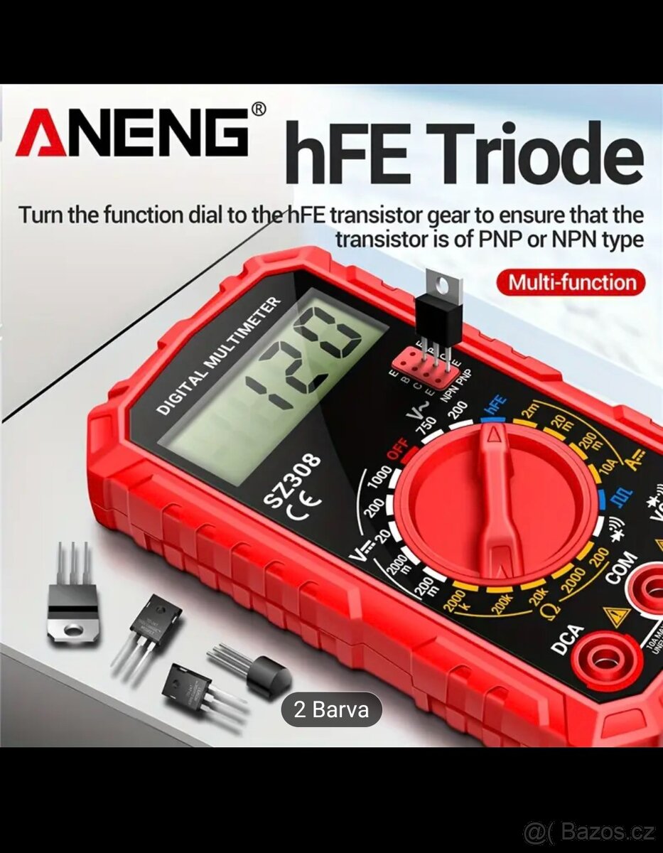 Digitální multimetr SZ308, nový. - 5