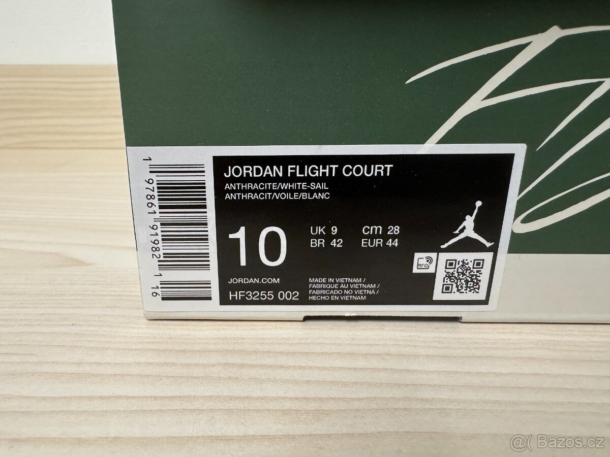 Nike Air Jordan Flight Court Anthracite vel.44/28cm - 5