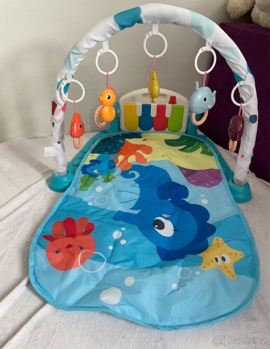 Hrací podložka - modrá - 5