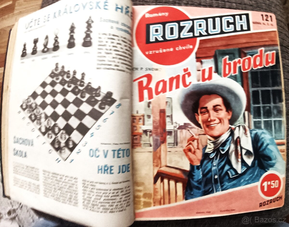 10 x vázaný starý časopis Rozruch 6. - 5