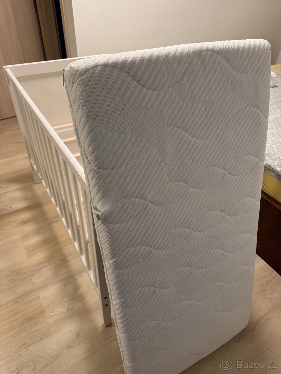 Dětská postýlka Ikea Sundvik + Matrace MPO Medico - 5