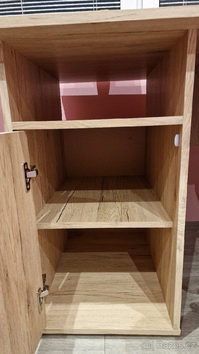 Psací stůl KUBA - dub artisan - 5