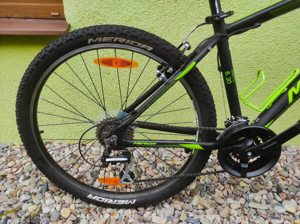 Značkové horské kolo Merida 26"/16" (černá/zelená) - 5