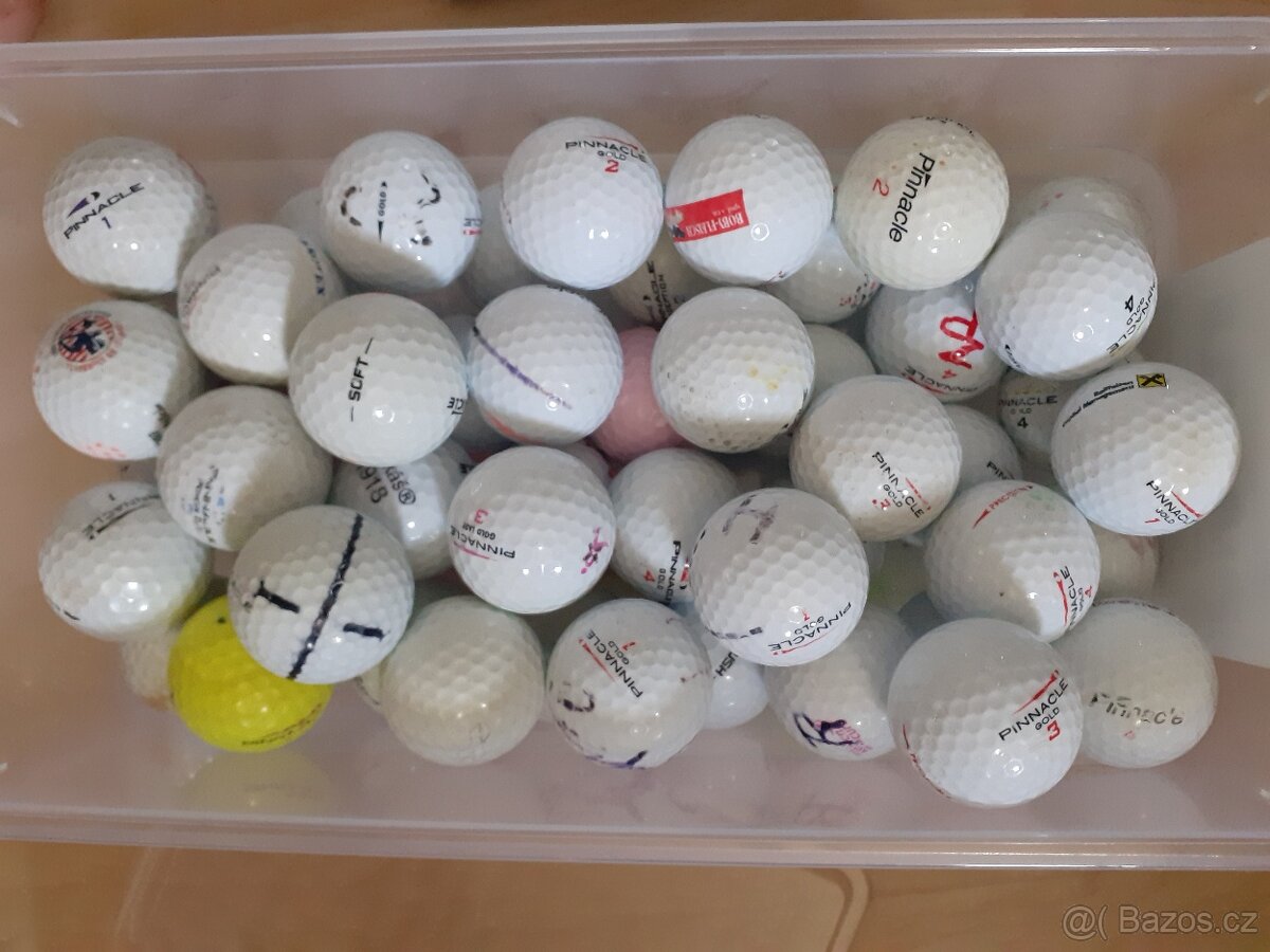 ZNAČKOVÉ GOLFOVÉ MÍČKY LEVNĚ OD 10,-ZA KS.PRO HRU NA HŘIŠTI - 5