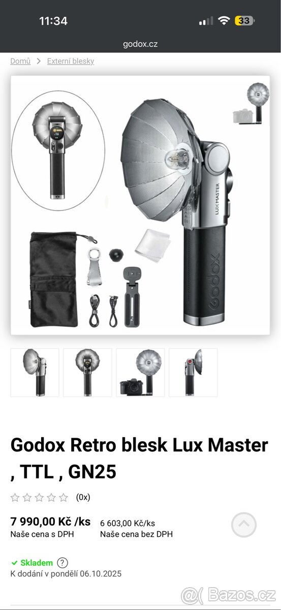 Godox Retro blesk Lux Master - 5