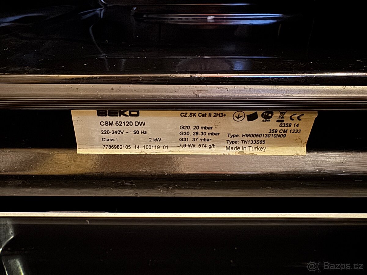 Kombinovany sporak BEKO FSM52120DW - 5