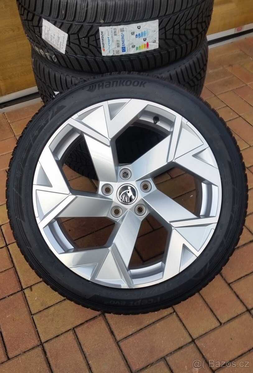 NOVÁ zimní sada ŠKODA SUPERB 3,4 5x112 R18 také Passat B8 9 - 5
