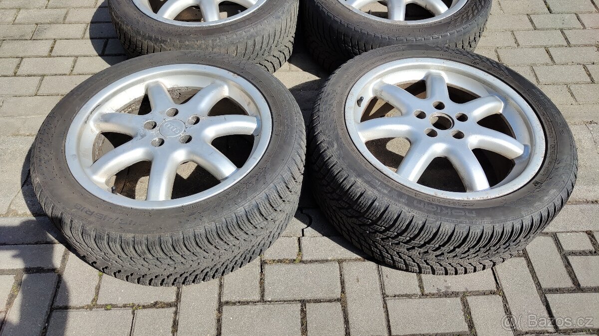 Zimní origo Audi 18" 5x112 pneu Nokian 2x 7mm - 5