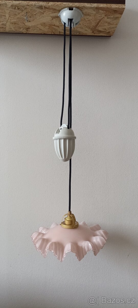 Prodám stahovací lustr složený dle vlastního výběru stínítka - 5