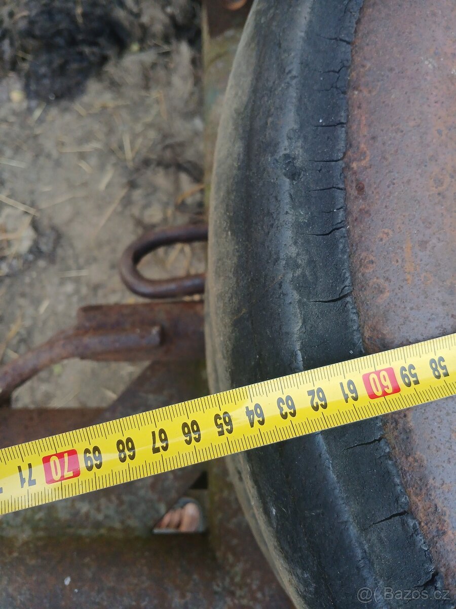 Ocelová kola s gumovým běhounem - 5