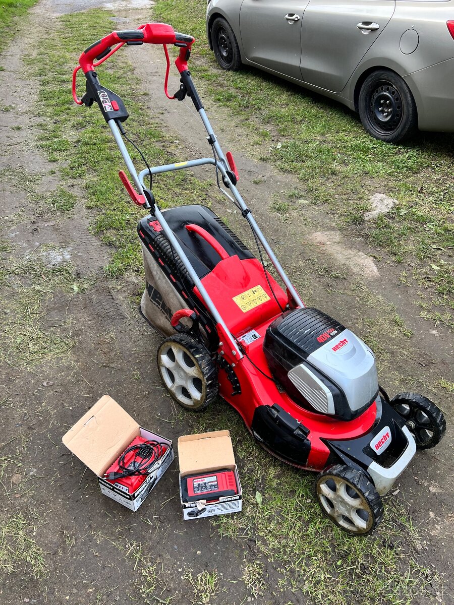 Sekačka na trávu zánovní AKU plus baterie - 5