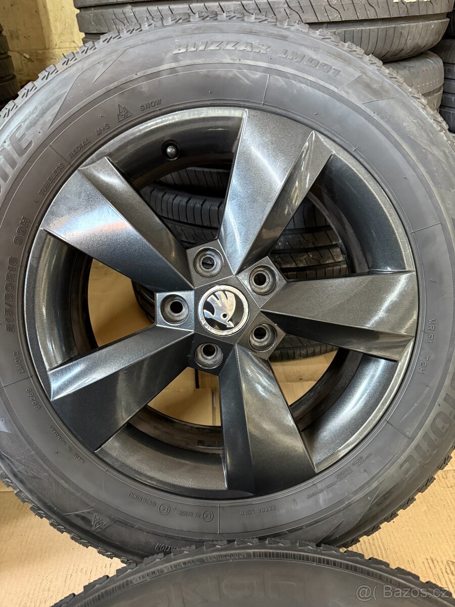 Alu kola + pneumatiky Skoda Fabia 4 Kamiq Scala R16 - 5