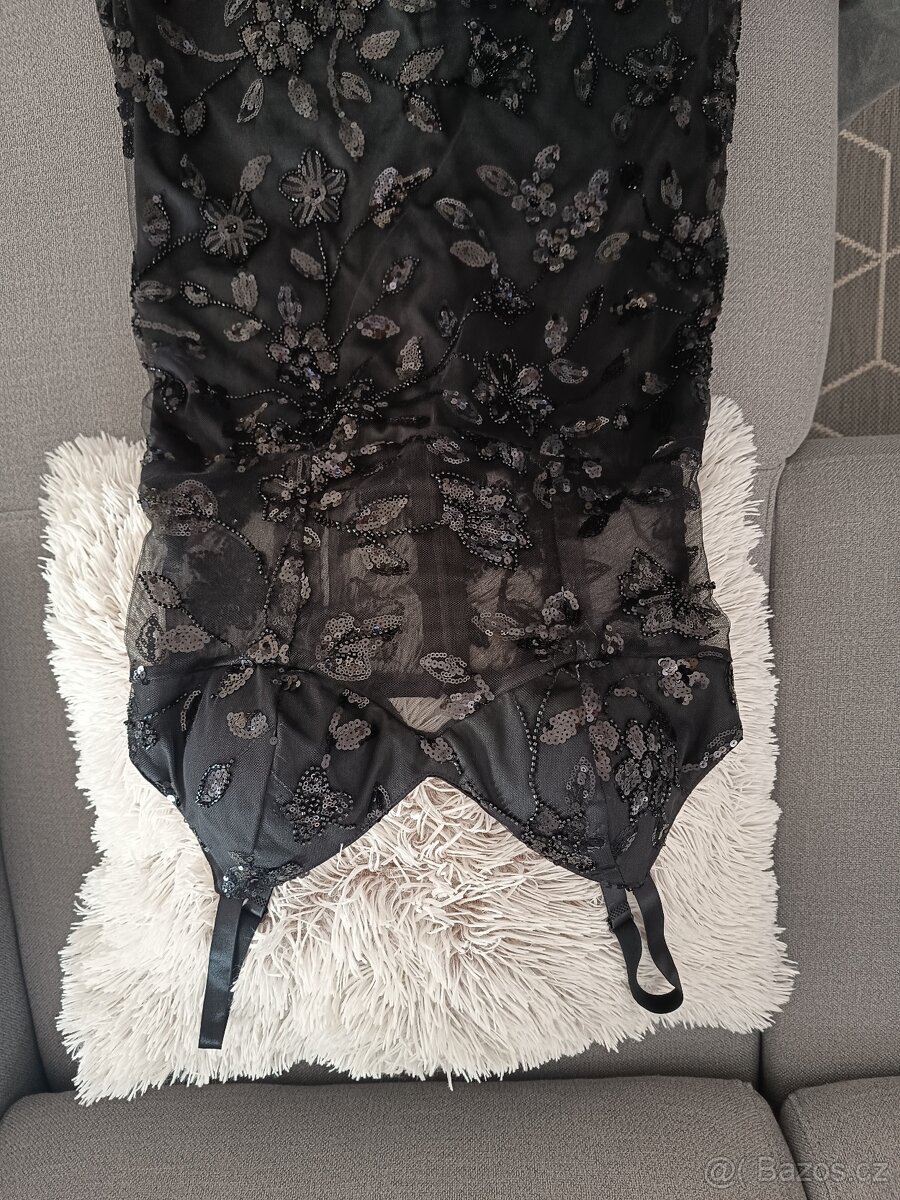 Plesové šaty, nové, vel M - 5