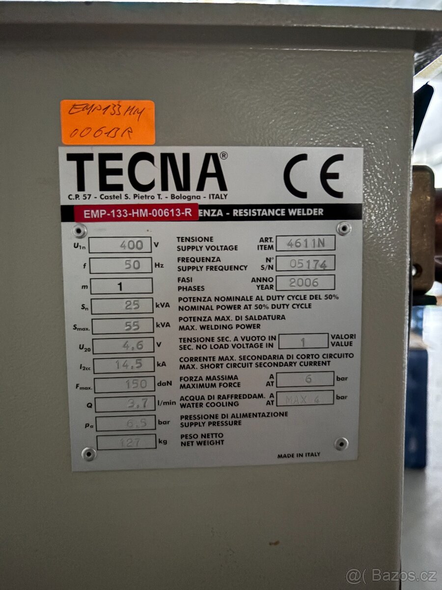 Kompresor SGAT 06 + Bodová svářečka TECNA TE90 - 5