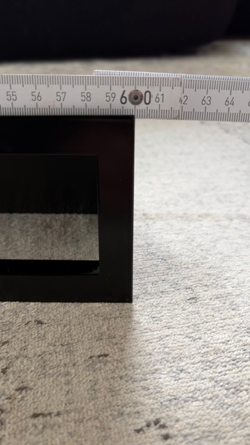 Krbová mřížka LUFT 90X600 černá - 5