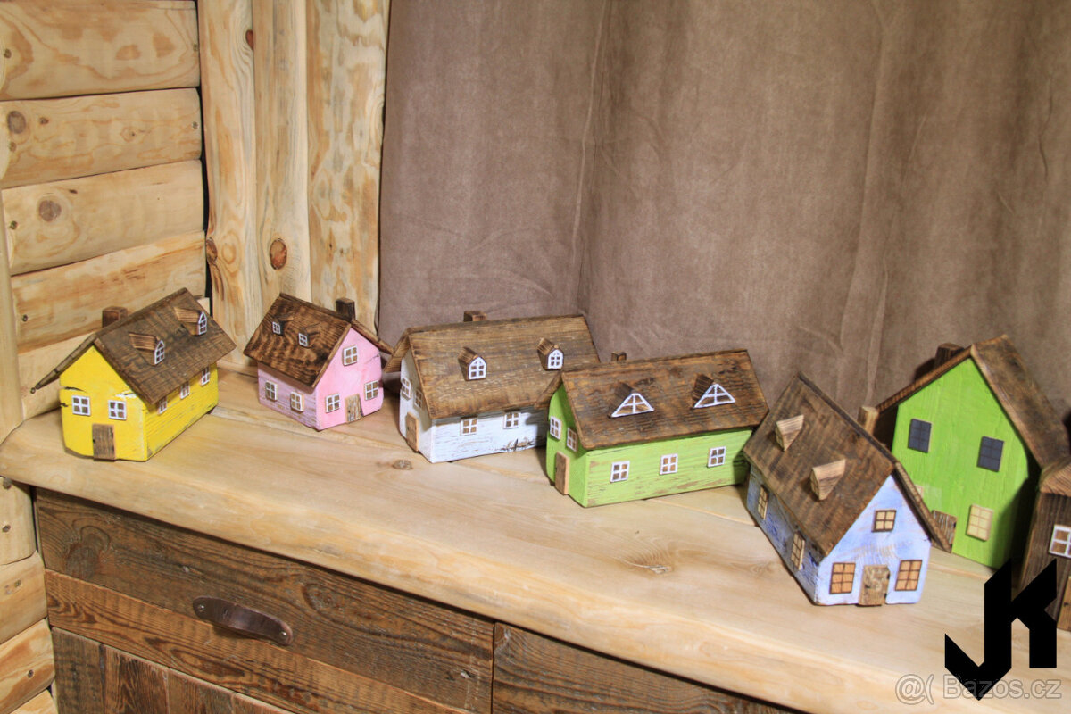 Dřevěný domeček zelená chalupa AT056 - 5