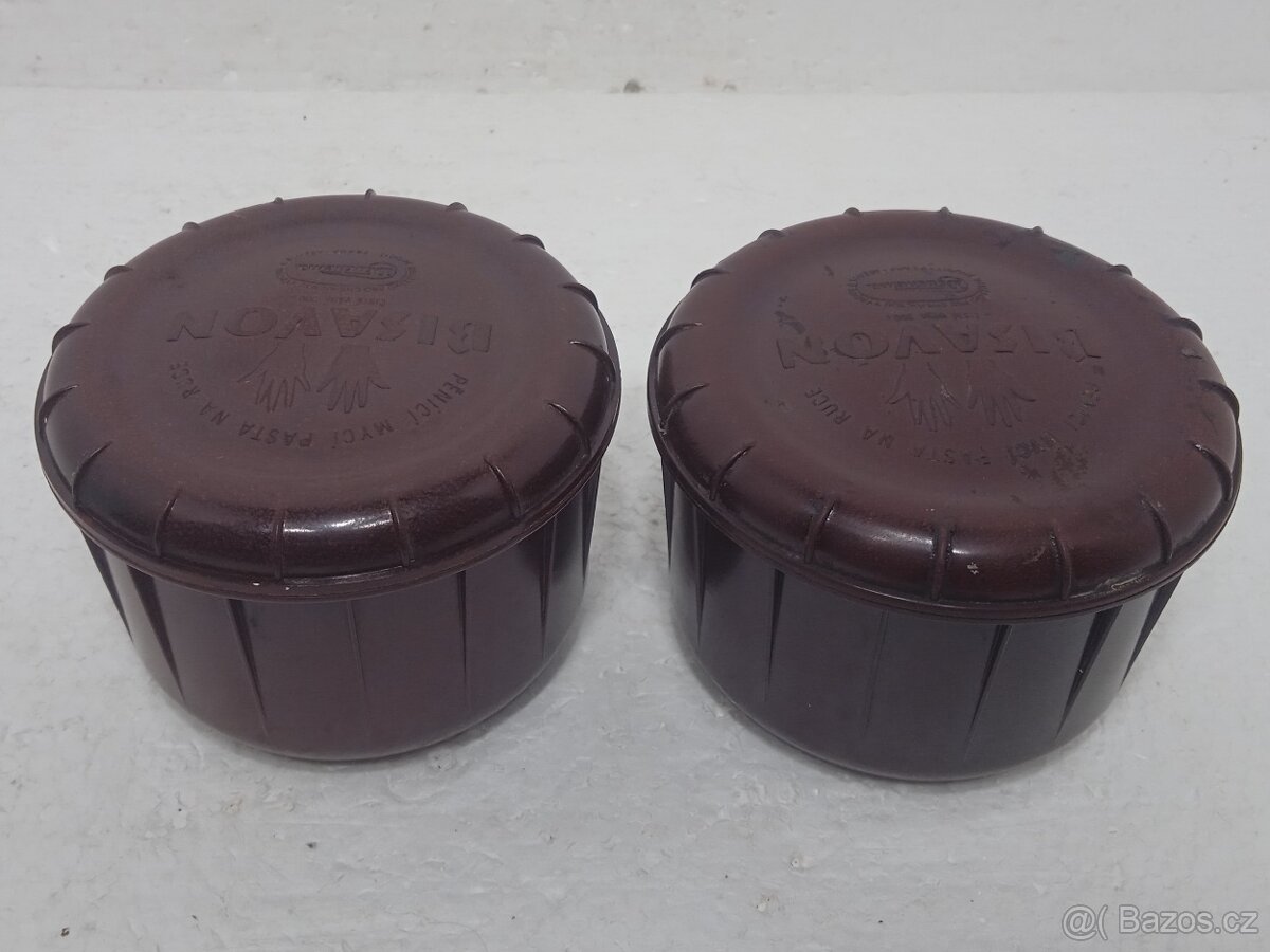 Bakelitová dóza od retro Solviny Bisavon - 5