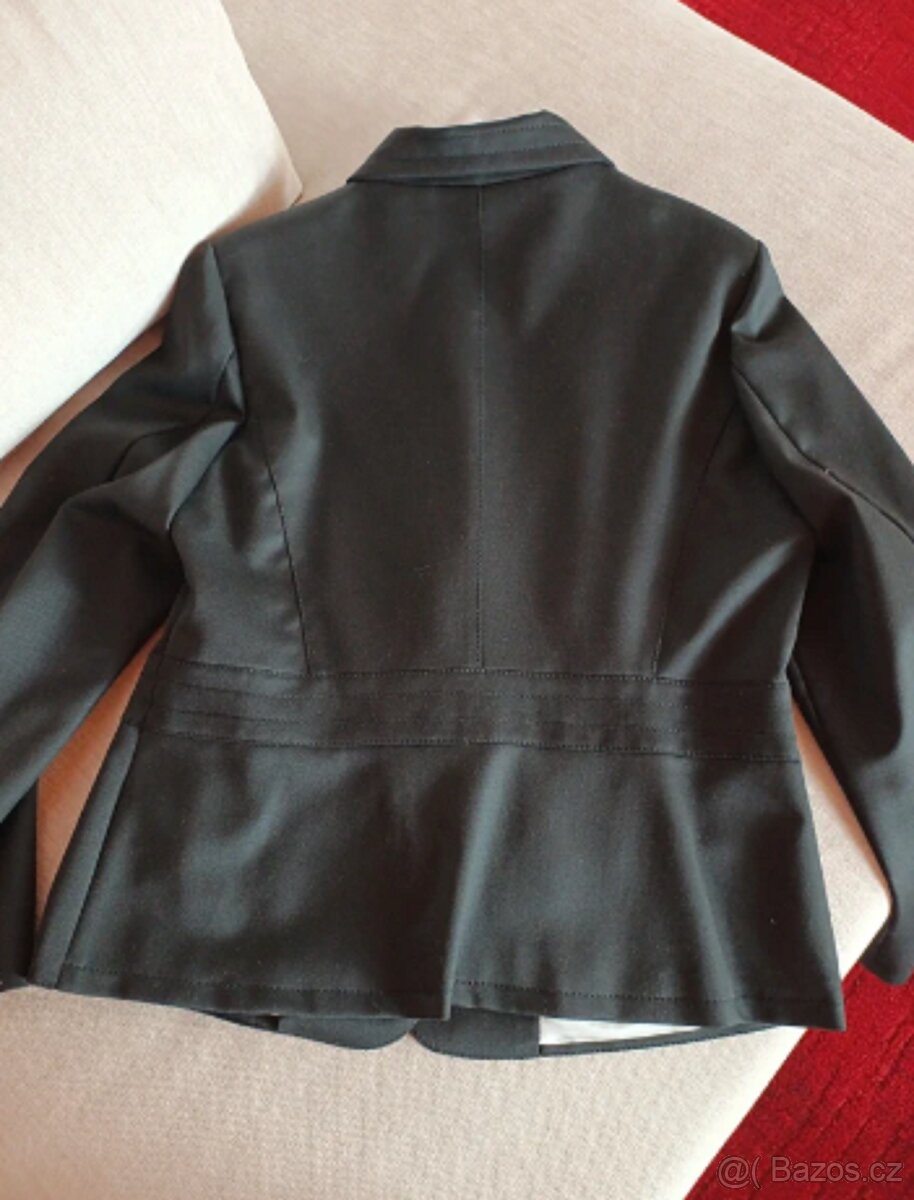 Krásné dámské černé sako v.44 - 5