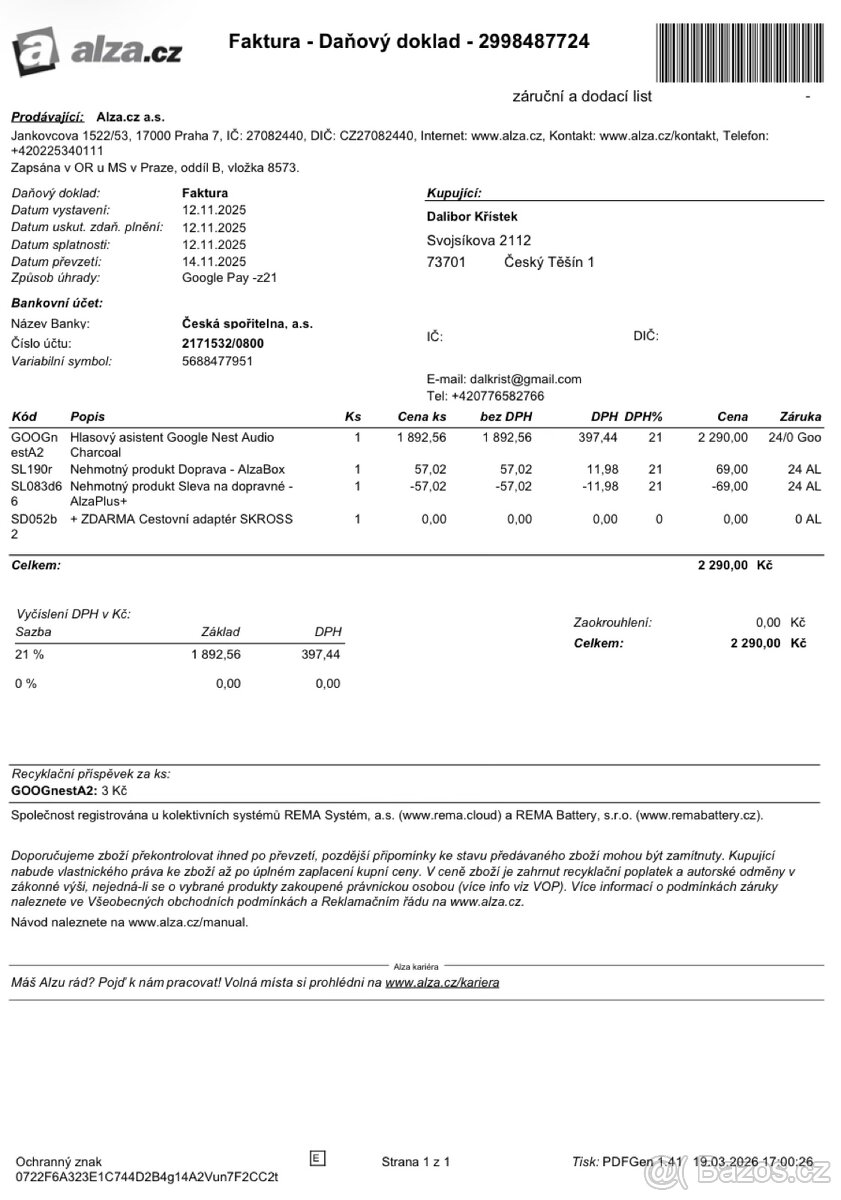GOOGLE NEST AUDIO - 5