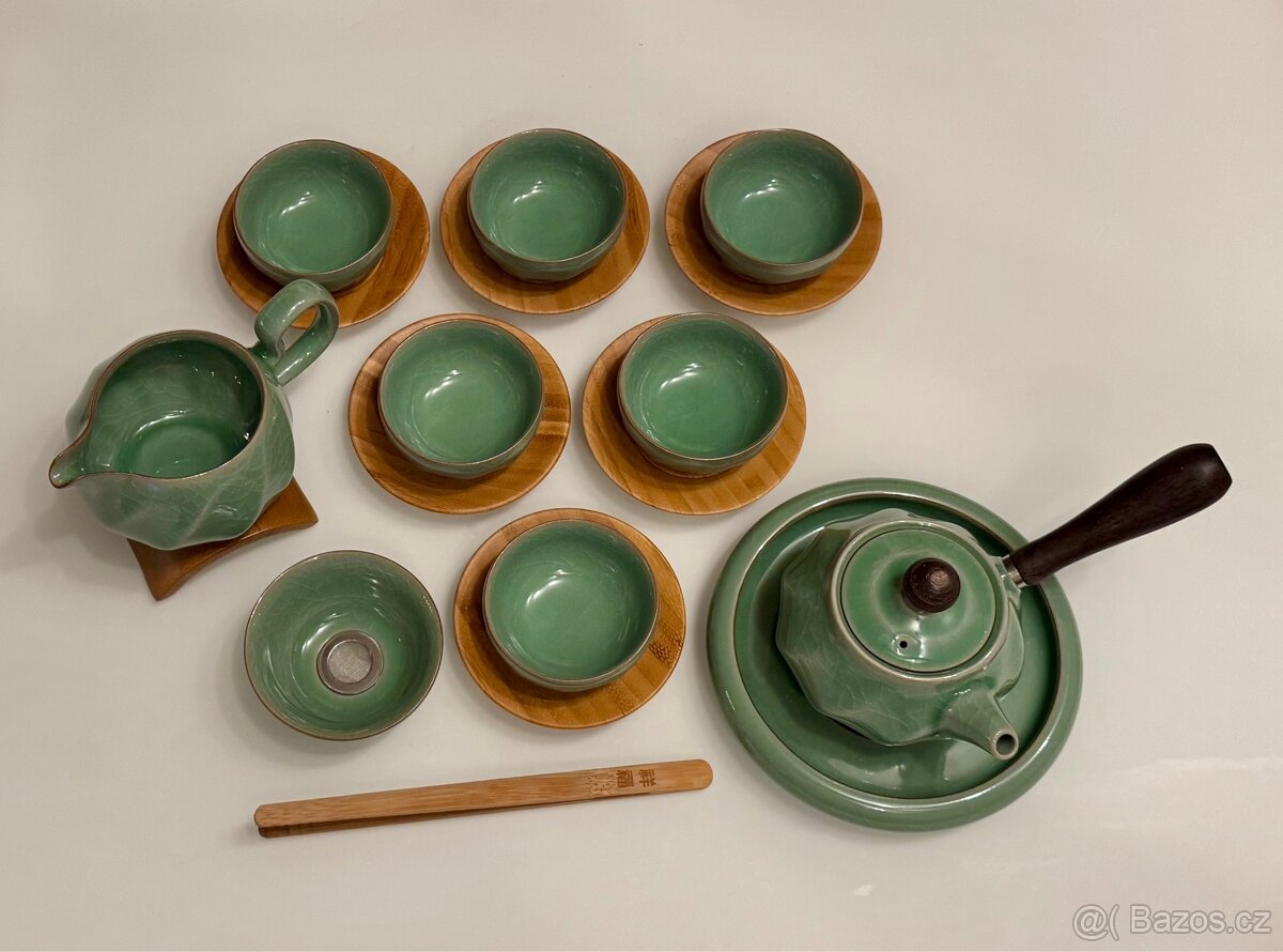 Nádherná nová čajová porcelánová souprava - 5