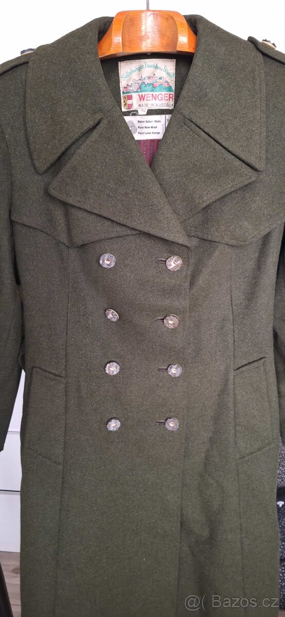 Elegantní dámský vlněný kabát WENGER – 100% vlna, Made in Au - 5