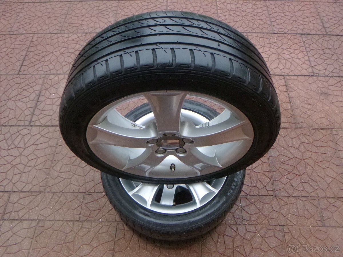 Letní alu sada - originál Seat 5x100 6,5Jx16 ET43 6L0601025M - 5