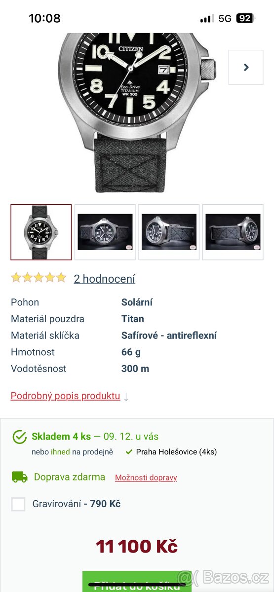 Citizen Promaster tough titanium - 5